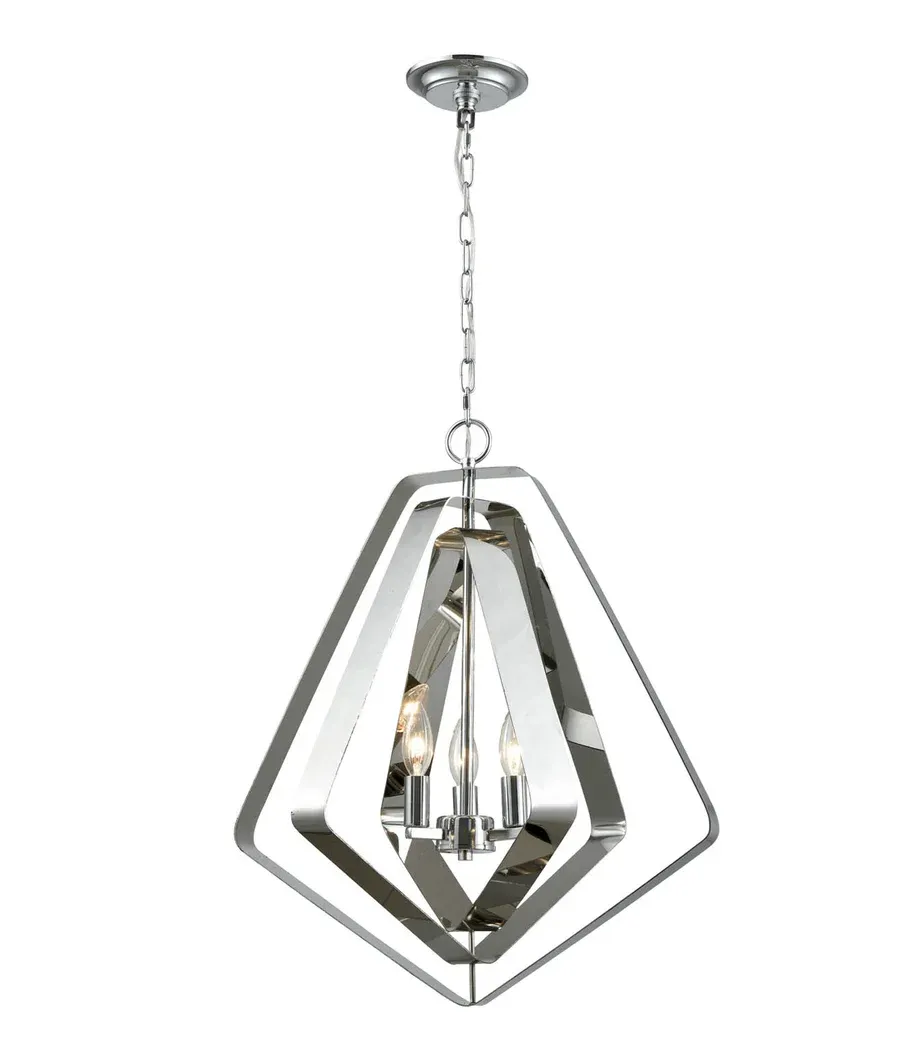 Orbita Diamond Pendant, Size: Medium