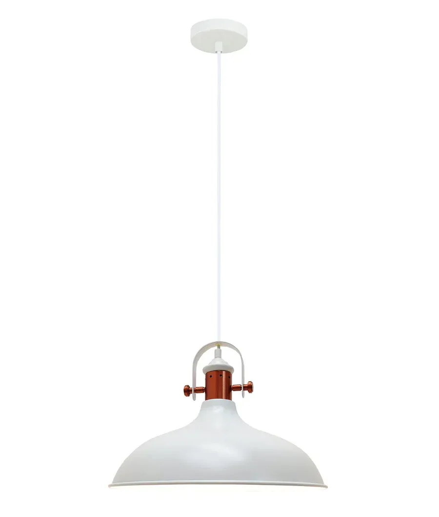 Narvik Pendant, Colour: Matte White