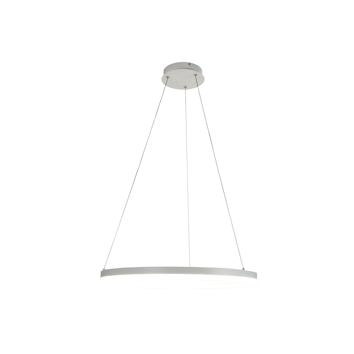 Cronus 24W LED Ring Pendant, Colour: White