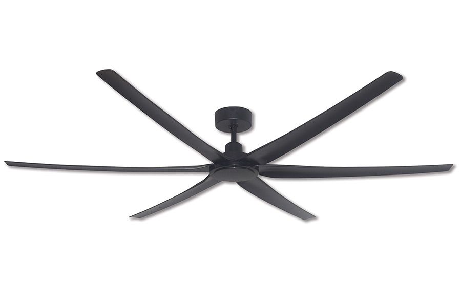 Magnum DC Ceiling Fan - 80&quot;, Colour: Matt Black
