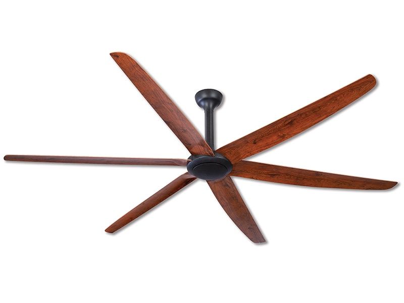 The Big Fan V2 DC Ceiling Fan, Size: 86&quot; (218cm), Colour: Oak