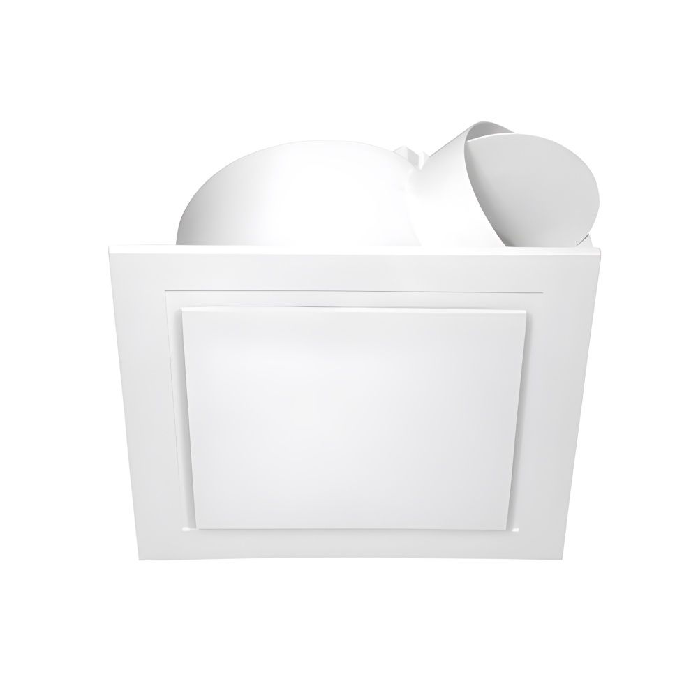 Airbus 250 Exhaust Fan, Shape: Square, Colour: White