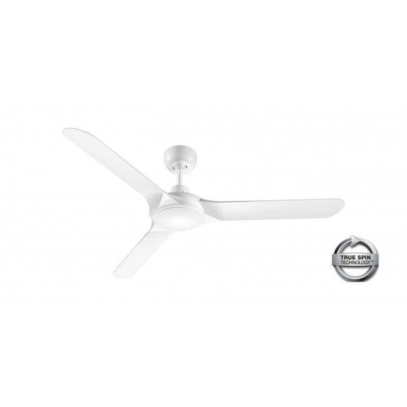Spyda 3 Blade Ceiling Fan, Size: 50&quot; (125cm), Colour: Satin White