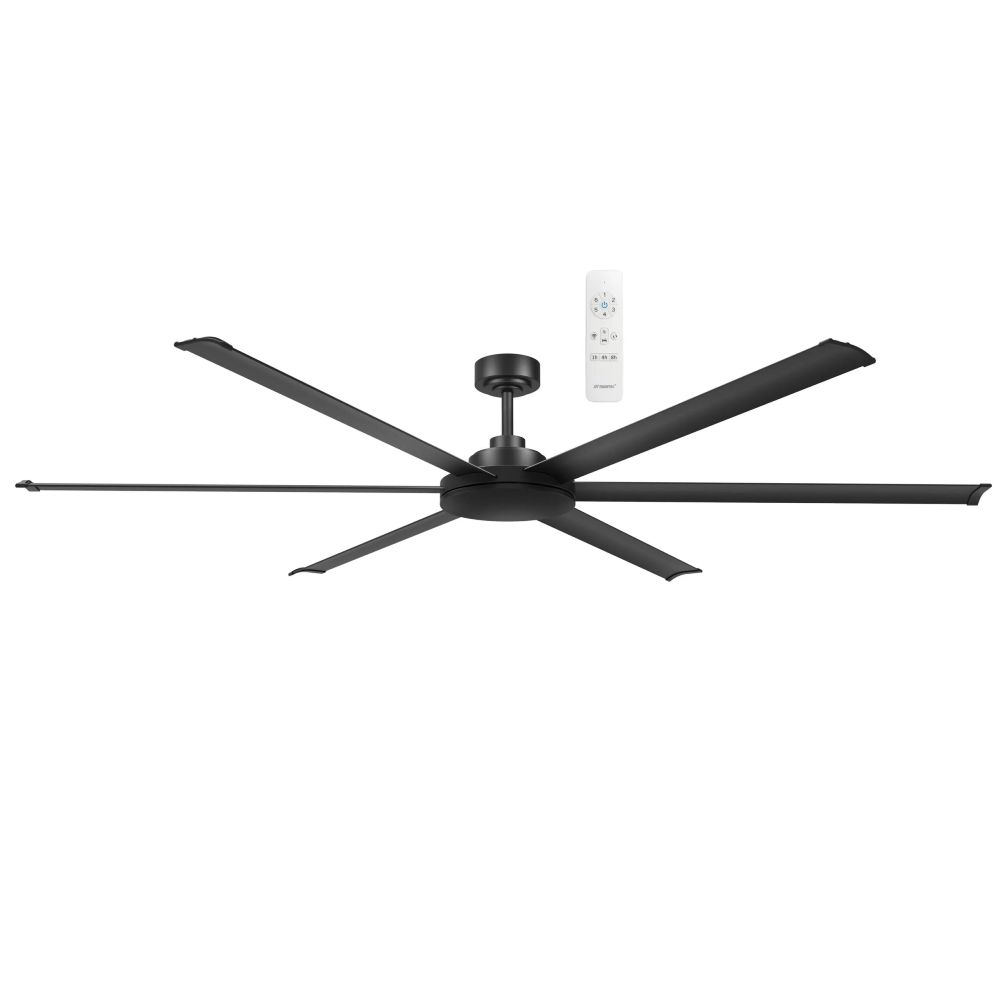 Albatross II DC Ceiling Fan with Wi-Fi, Size: 84&quot; (210cm), Colour: Black