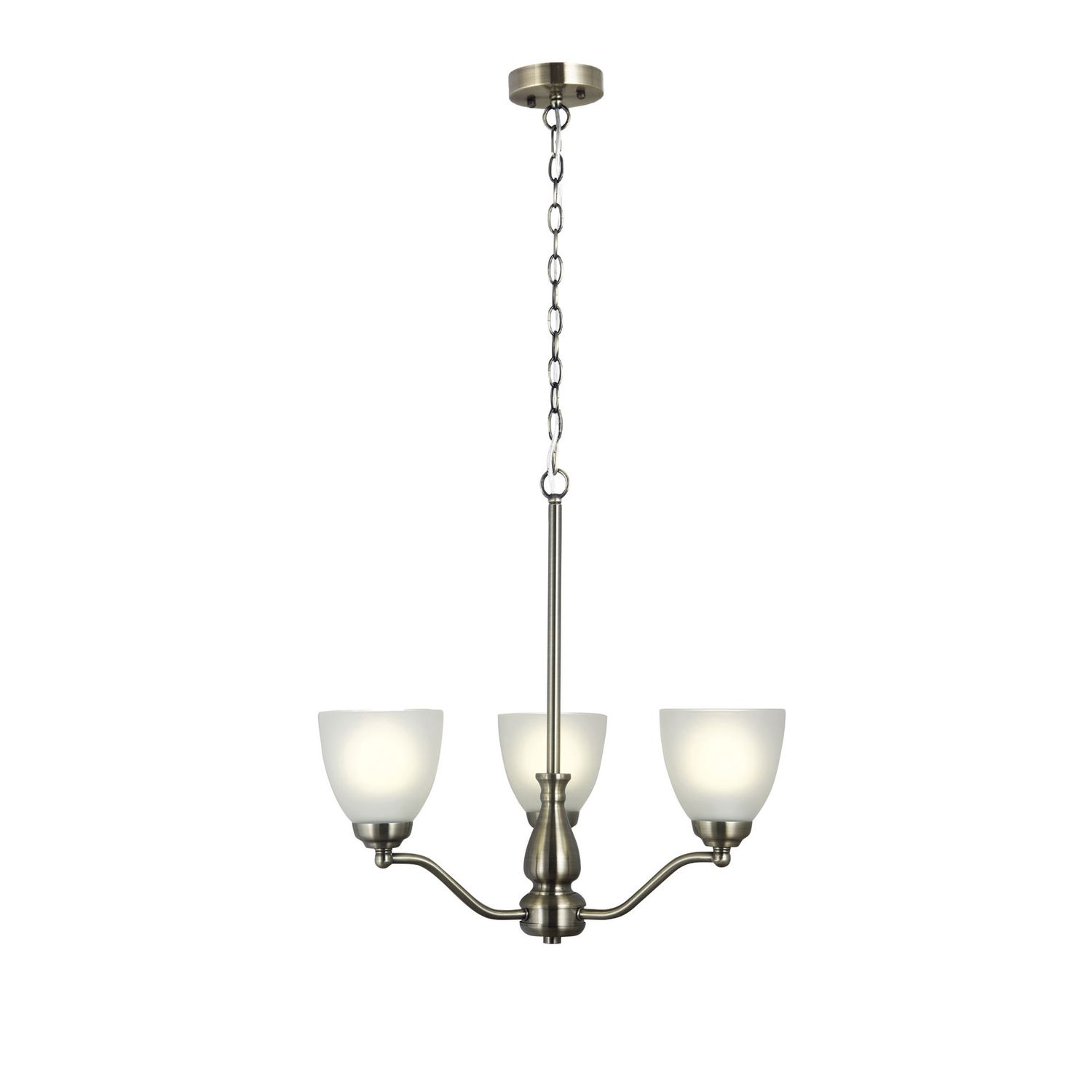Rochester Pendant, Size: 3 Light, Colour: Antique Brass