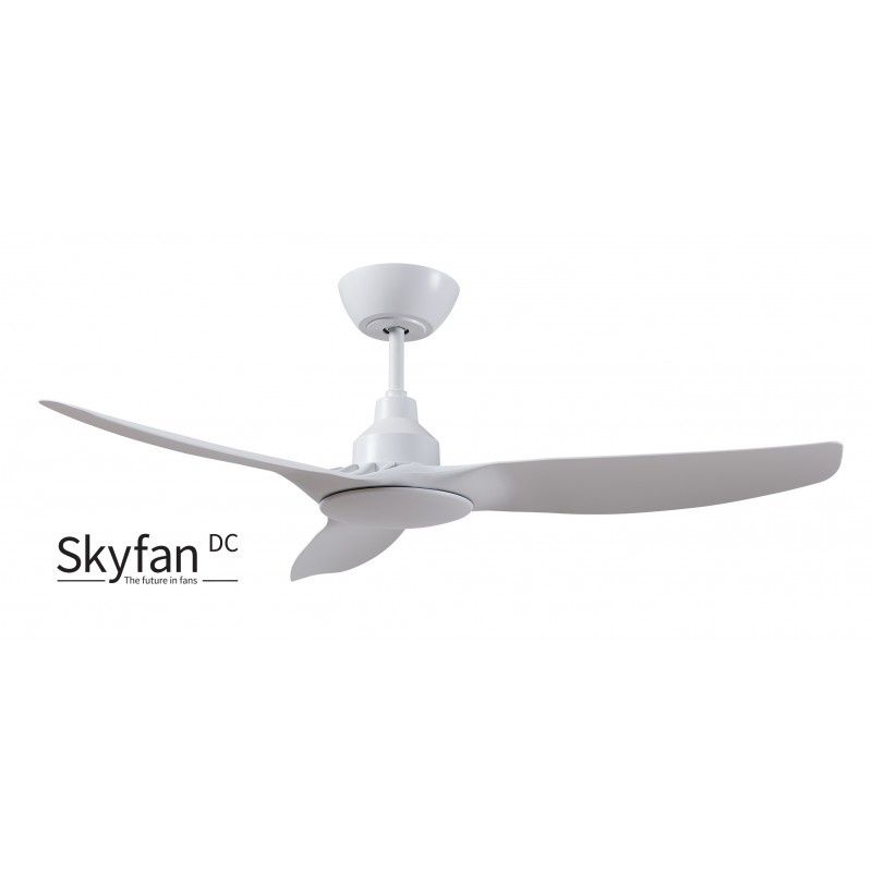 Skyfan 3 Blade DC Ceiling Fan, Colour: White, Size: 48" (120cm)