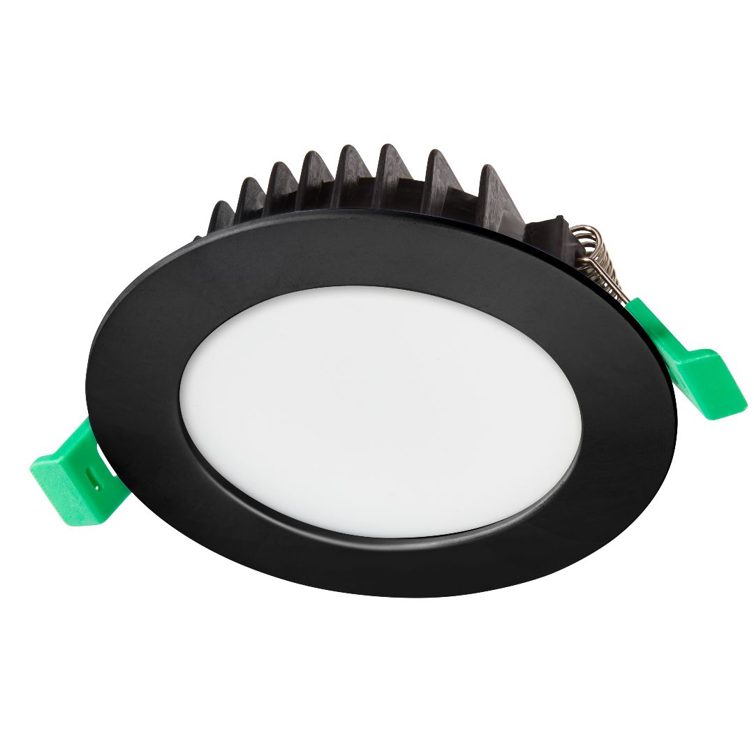 Titan II 10W Tri CCT LED Downlight, Colour: Matt Black