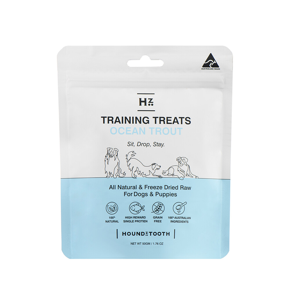 Houndztooth Training Treats Ocean Trout 50gm