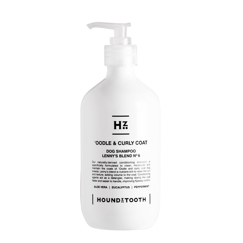 Houndztooth Oodle &amp; Curly Coat Dog Shampoo Lenny&#39;s Blend No.6 500ml