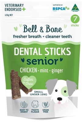 Bell &amp; Bone Small Senior Dental Sticks - Chicken