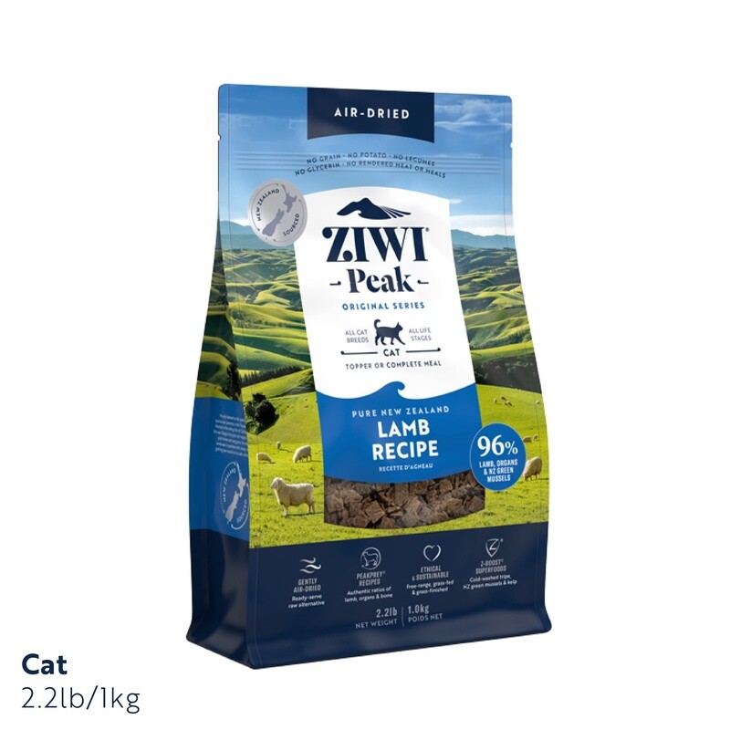Ziwi Peak Air Dried Lamb Cat Food 1kg