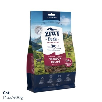 Ziwi Peak Air Dried Venison Cat Food 400g