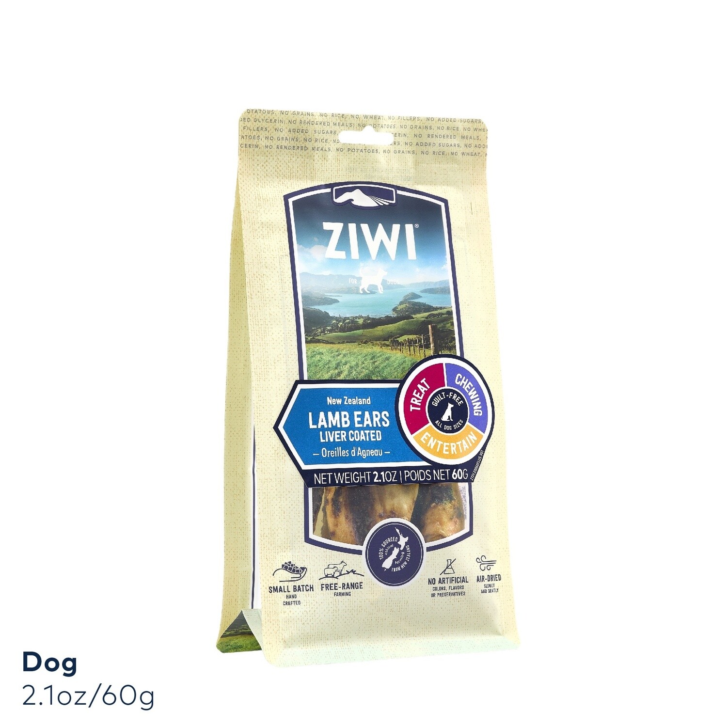Ziwi Lamb Ears Liver Coated Oral Chew