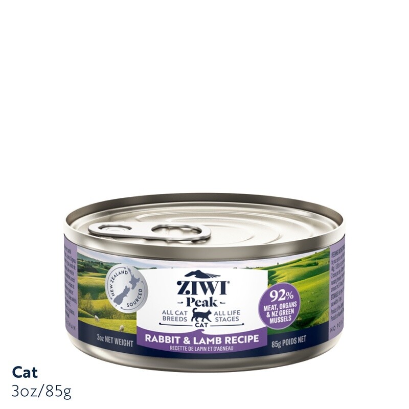 Ziwi Peak Cat Rabbit &amp; Lamb Can 85g