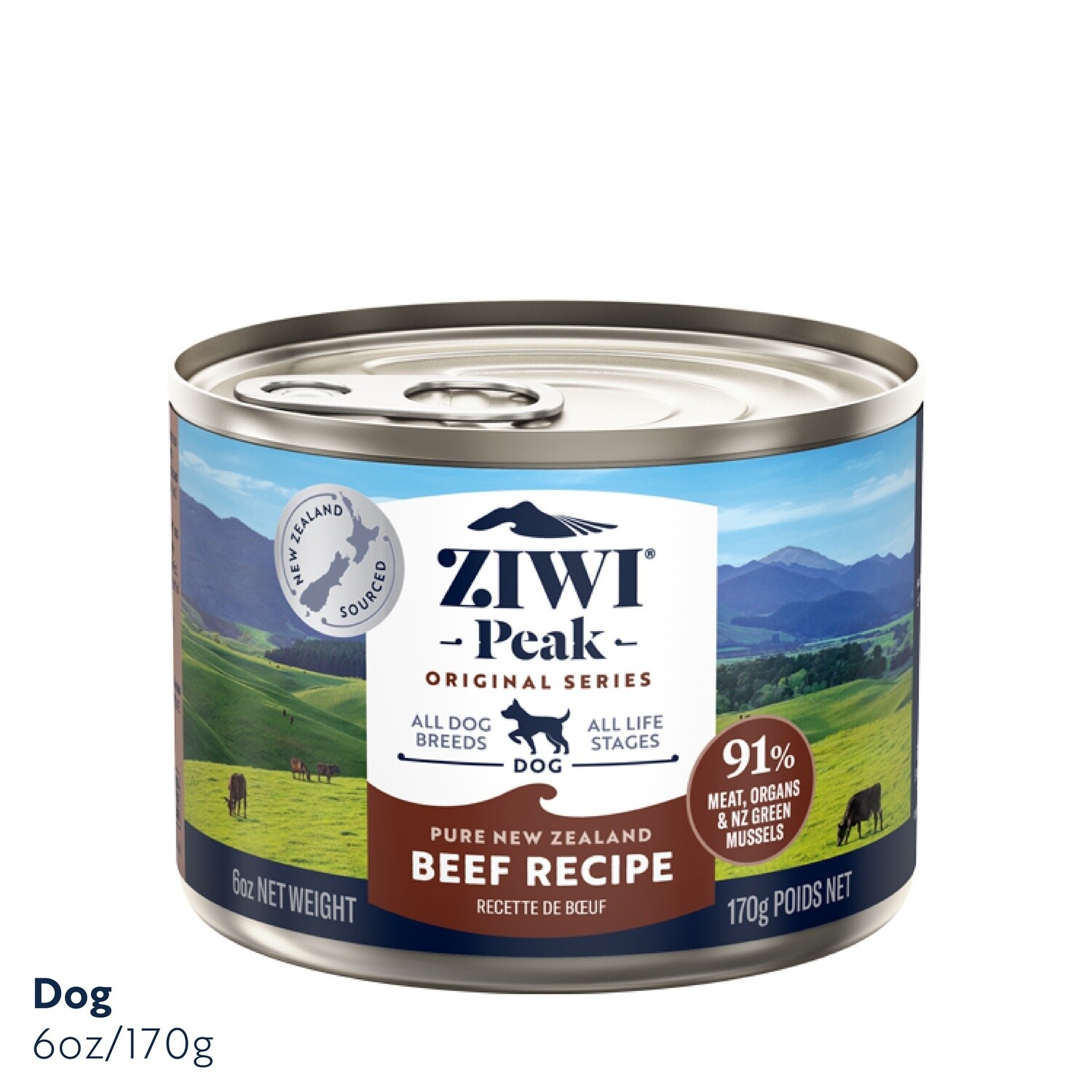 Ziwi Peak Dog Beef Can 170g