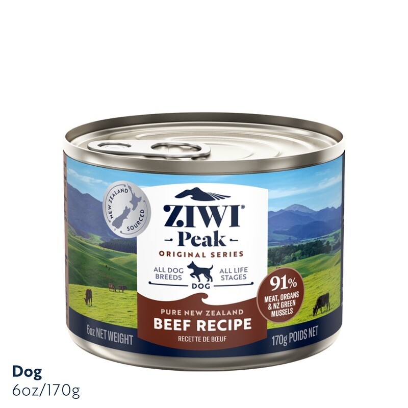 Ziwi Peak Dog Beef Can 170g