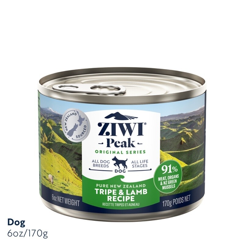Ziwi Peak Dog Tripe &amp; Lamb Can 170g