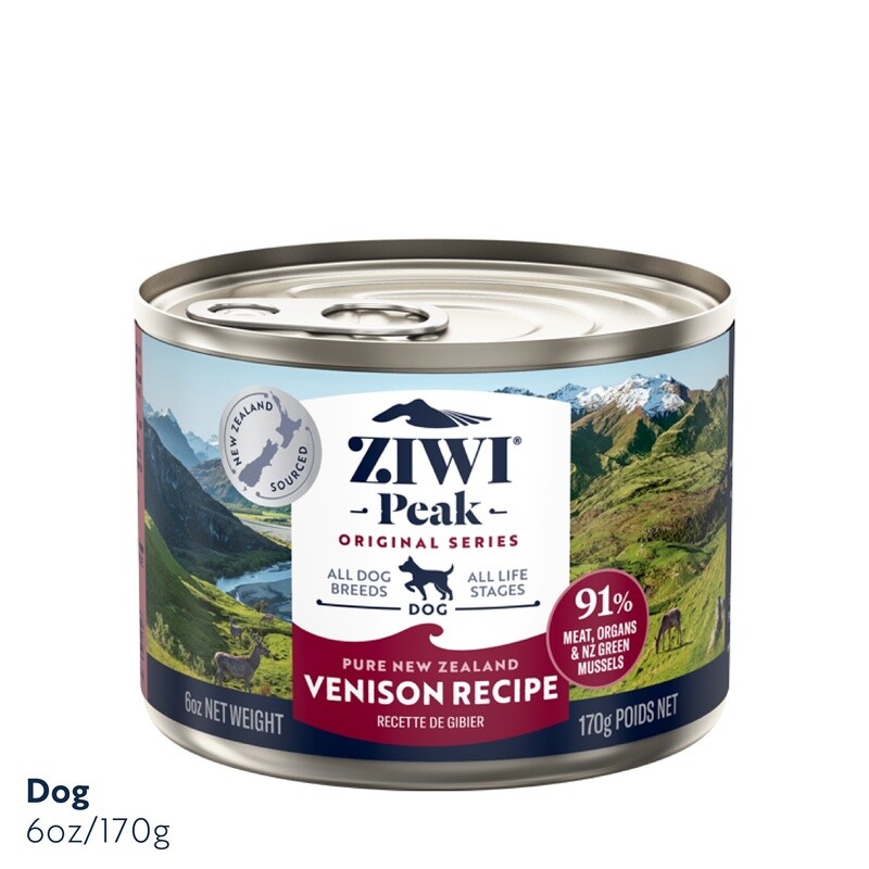 Ziwi Peak Dog Venison Can 170g