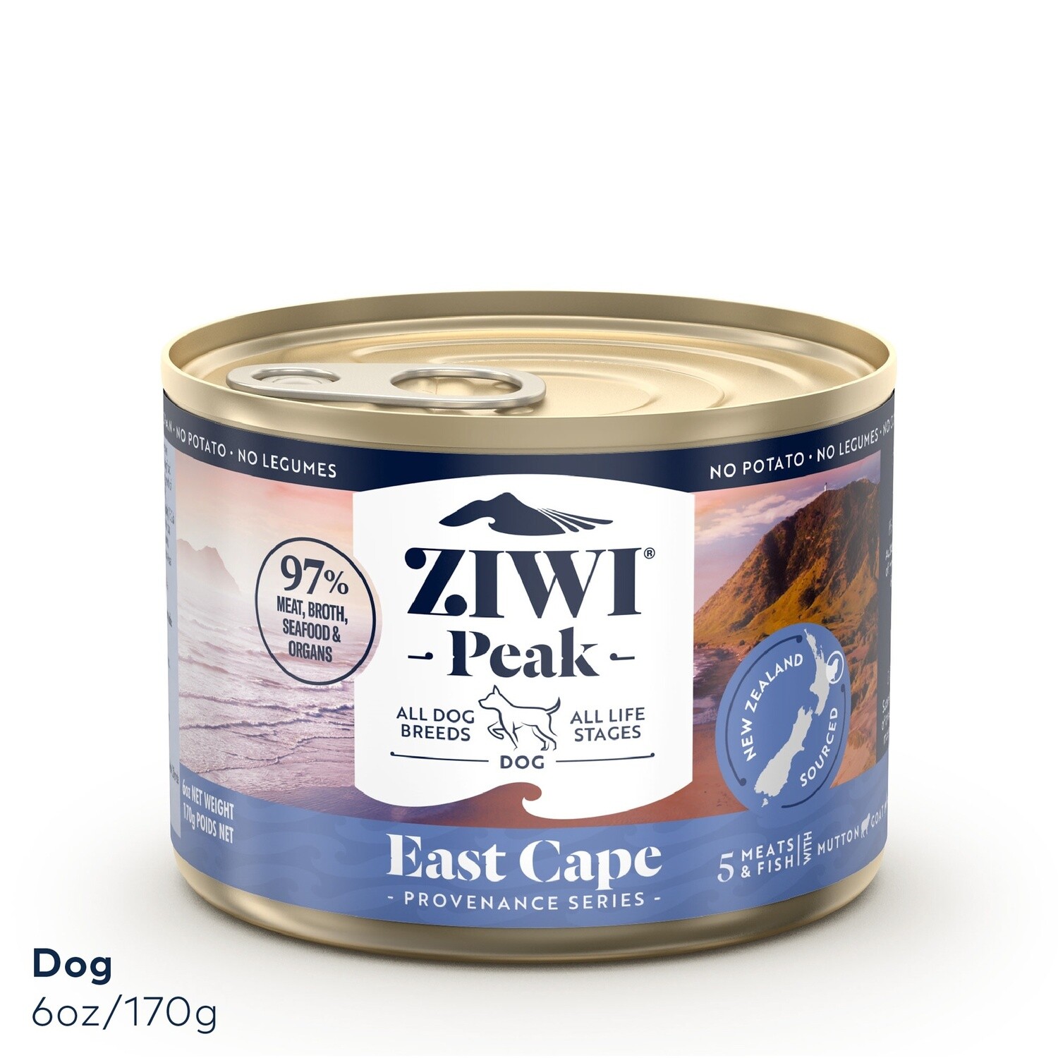 Ziwi Peak Canned Provenance East Cape Dog Food 170g