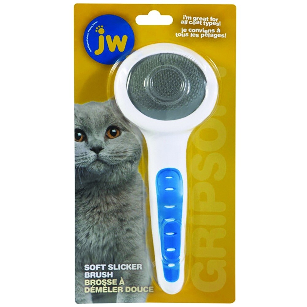 GripSoft Cat Slicker Brush 20x8cm
