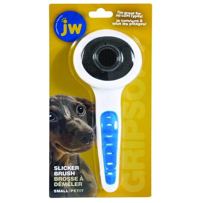 GripSoft Small Dog Slicker Brush 25x12.7cm