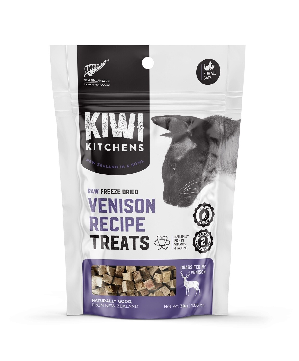 Kiwi Kitchens Freeze Dried Venison Cat Treat 30G