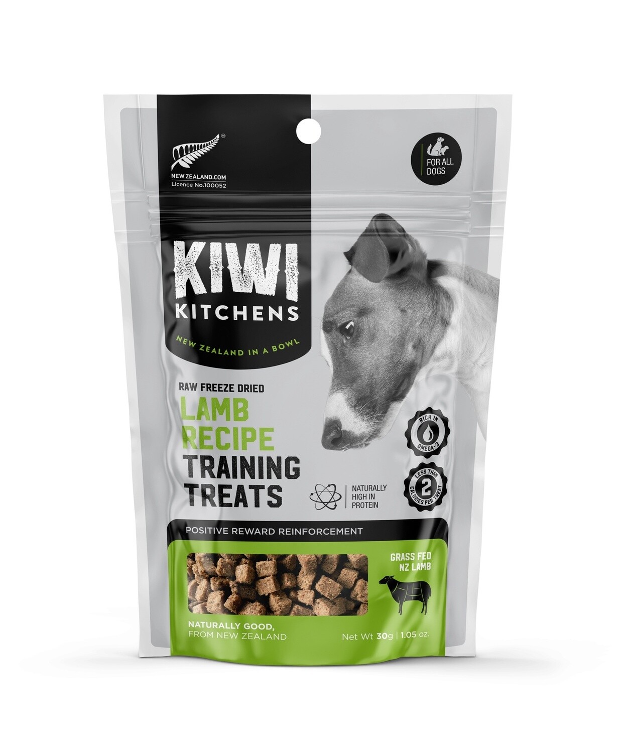 Kiwi Kitchens Freeze Dried Lamb Training Treats 30G