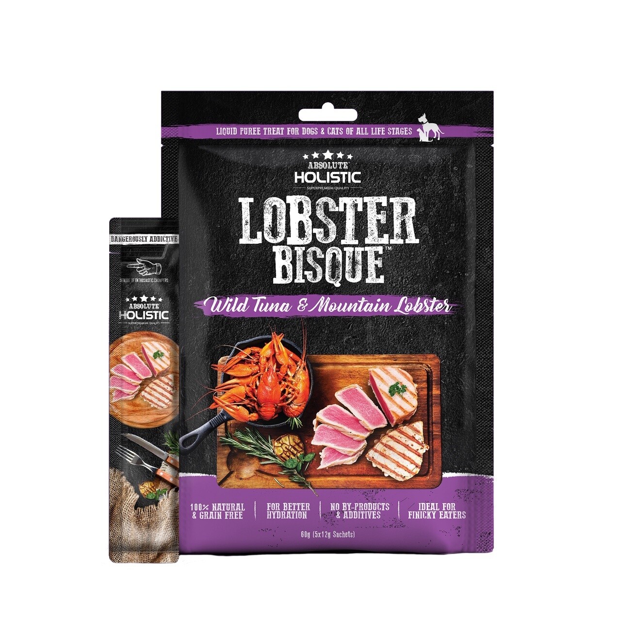 Absolute Holistic Bisque Tuna &amp; Lobster 60gm