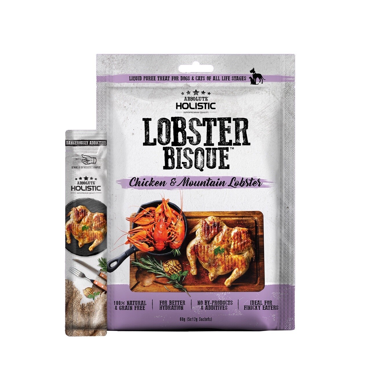 Absolute Holistic Bisque Chicken &amp; Lobster 60gm