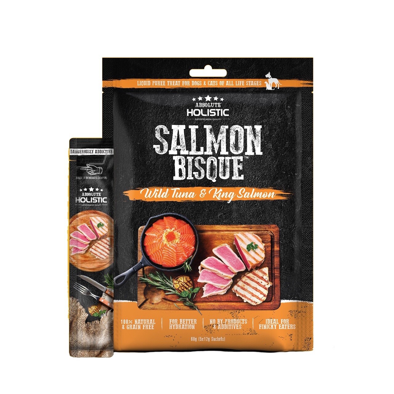 Absolute Holistic Bisque Tuna &amp; Salmon 60gm