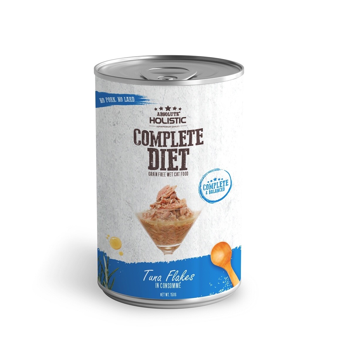 Absolute Holistic Complete Diet Tuna Classic 150gm Ctn of 24