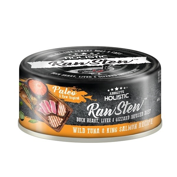 Absolute Holistic Raw Stew Cat Food Tuna &amp; Salmon 80gm
