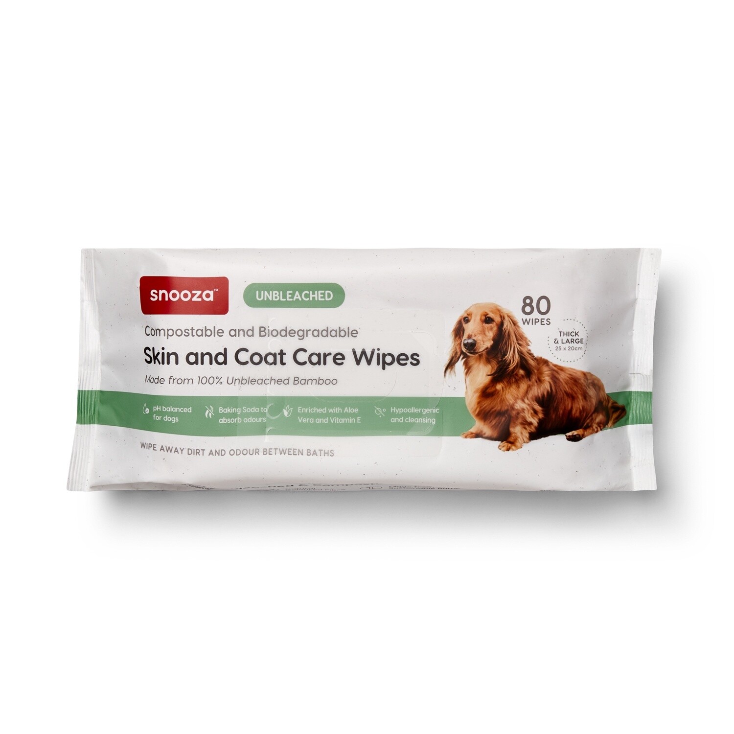 Snooza Skin &amp; Coat Care Wipes 80 Wipes