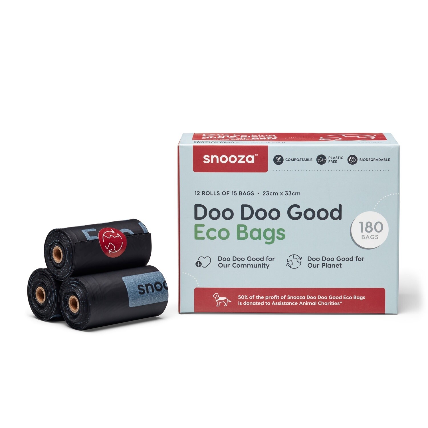 Snooza Doo Doo Good Eco Bags - 180PK