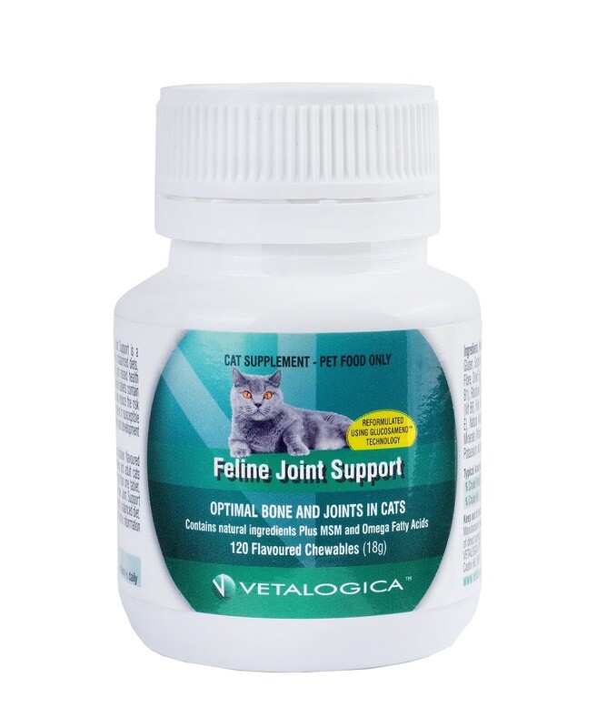 Feline Joint Support for cats 120 Chewable tablets