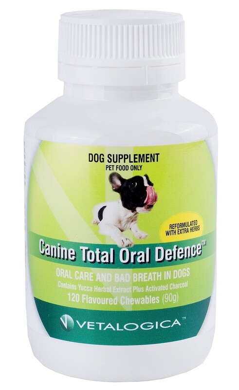 Canine Total Oral Defence for dogs 120 Chewable tablets