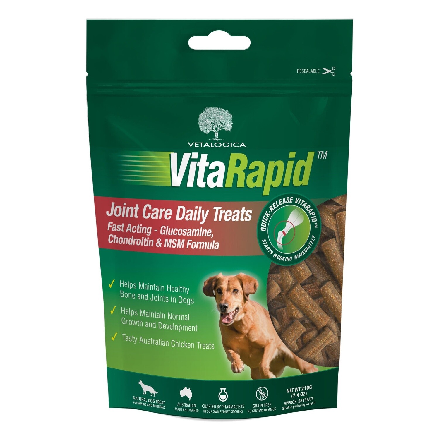 VitaRapid Joint Care Daily Treats For Dogs 210g