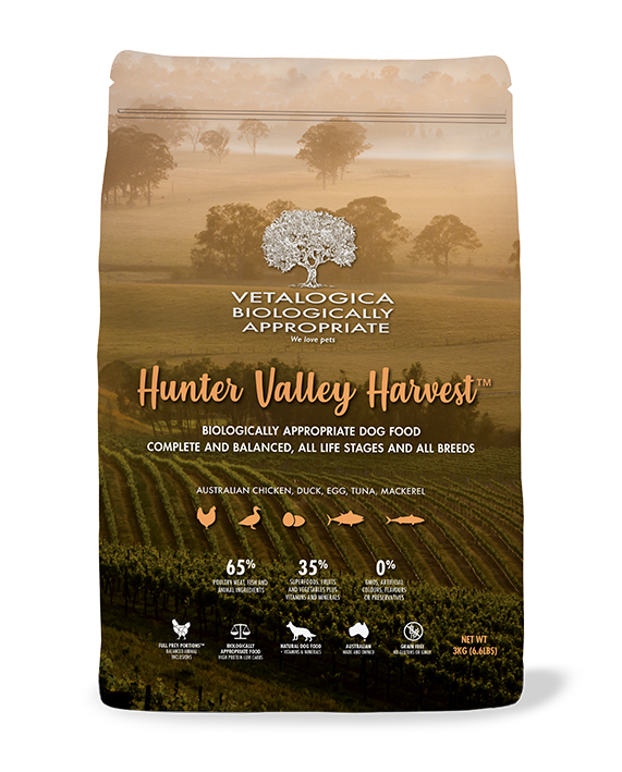 Vetalogica Biologically Appropriate Hunter Valley Harvest Dog Food 3kg