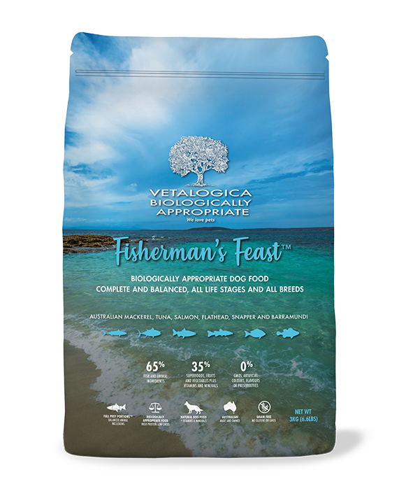 Vetalogica Biologically Appropriate Fisherman&#39;s Feast Dog Food 3kg