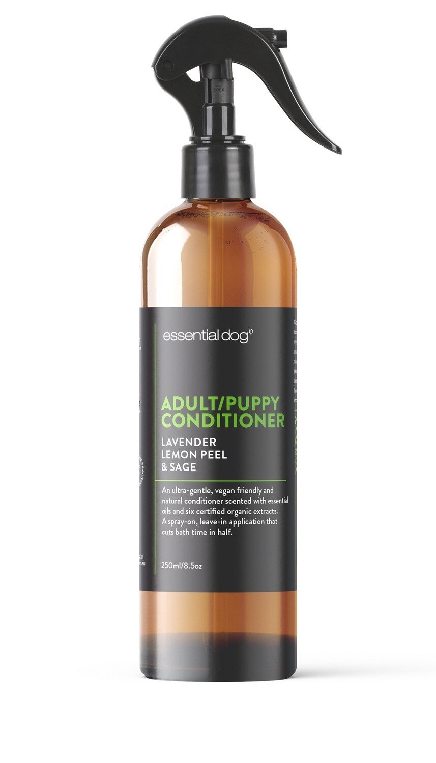 Essential Dog  Lavender, Lemon Peel &amp; Sage Adult and Puppy Conditioner 250ml