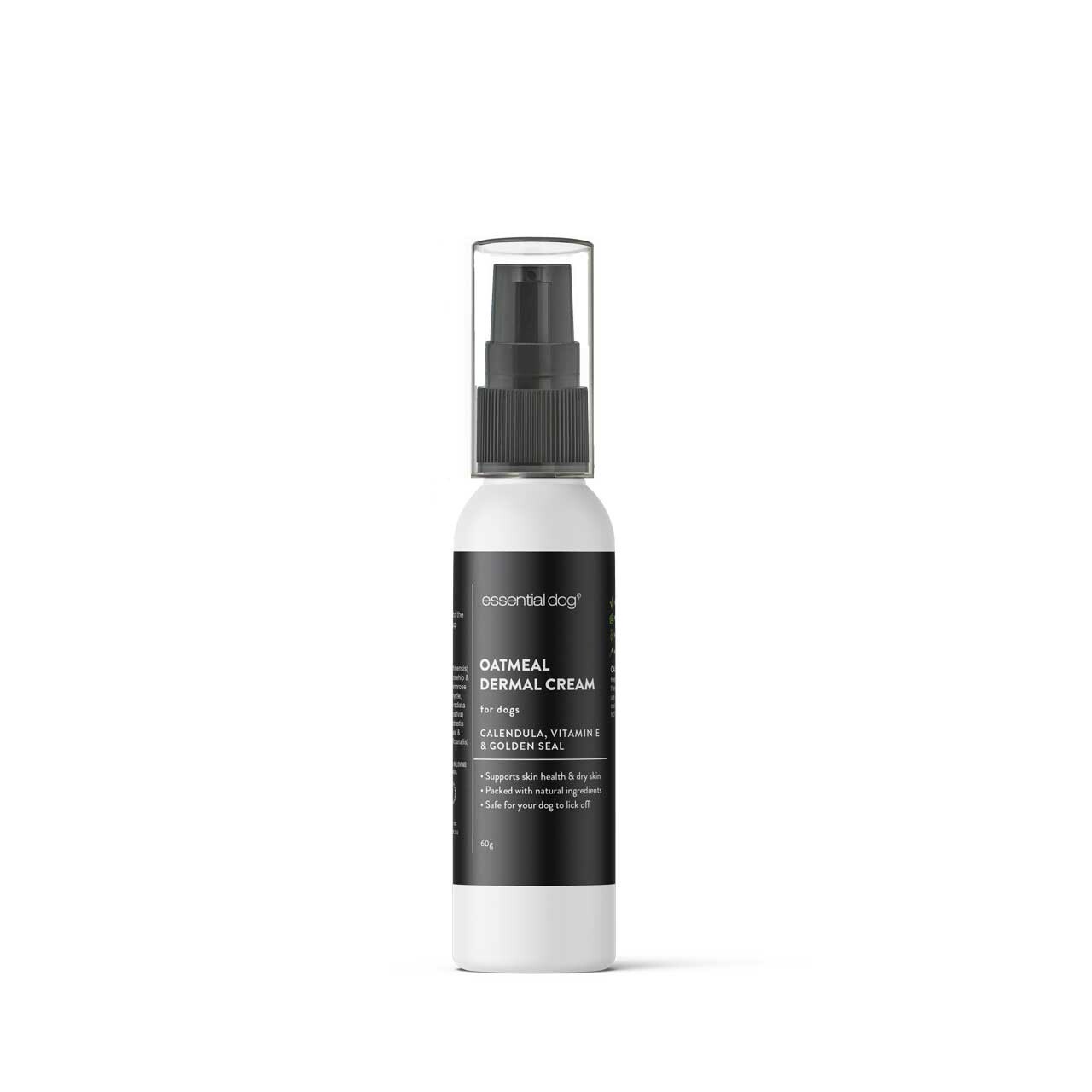 Essential Dog  Oatmeal Dermal Cream &amp; Colloidal Oatmeal, Calendula &amp; Vitamin E 60g