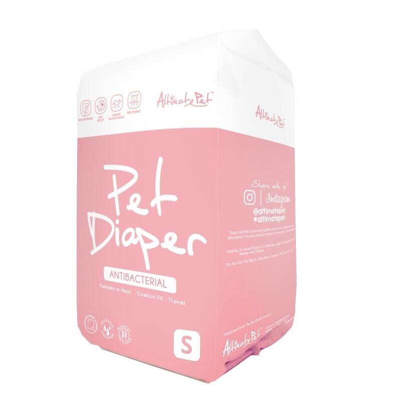 Altimate Pet Diapers Small 29 - 32 x 45cm 18 Pack