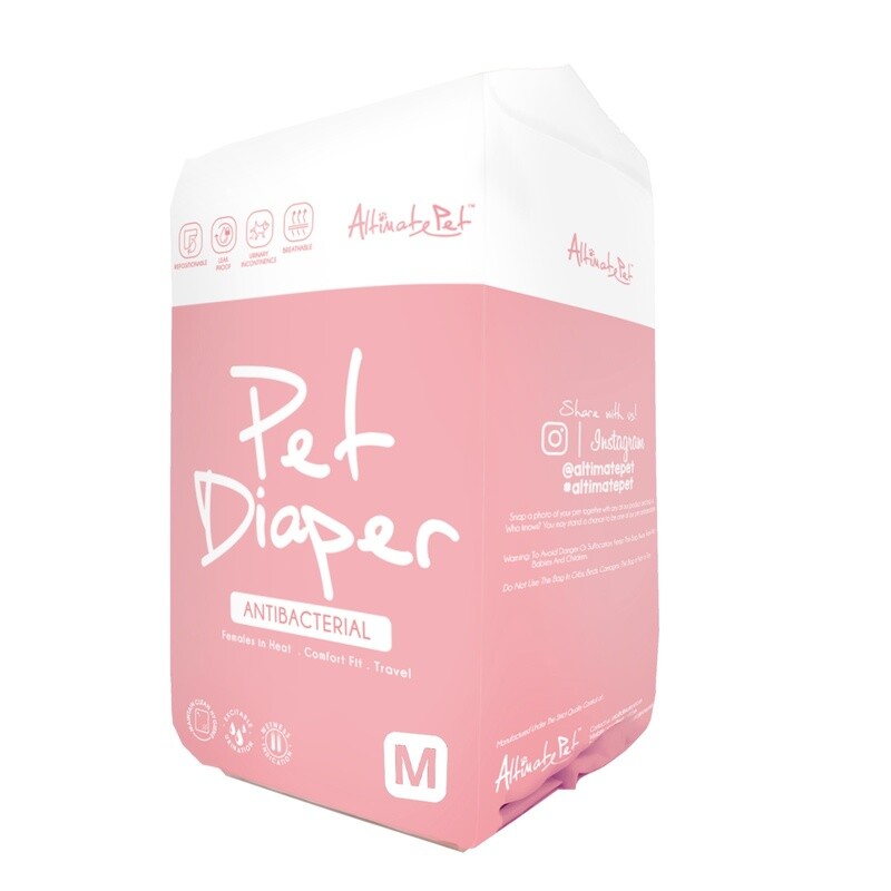 Altimate Pet Diapers Medium 37 - 40 x 55.5cm 13 Pack