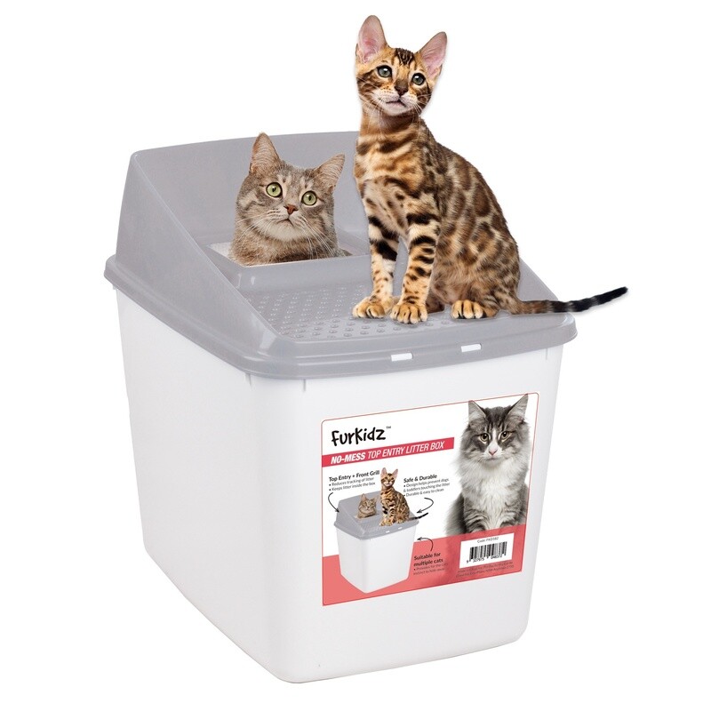 Furkidz No Mess Covered Litter Box 53 x 40 x 51cm