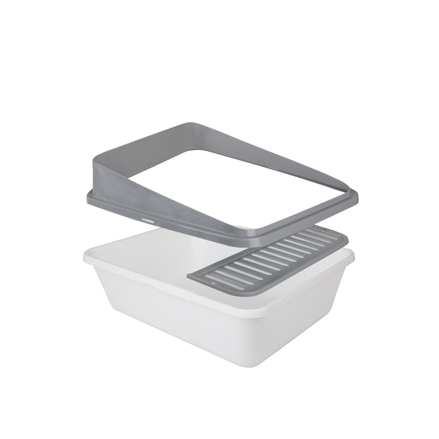 Furkidz Hi Back Cat Litter Box Medium 44 x 34 x 21cm