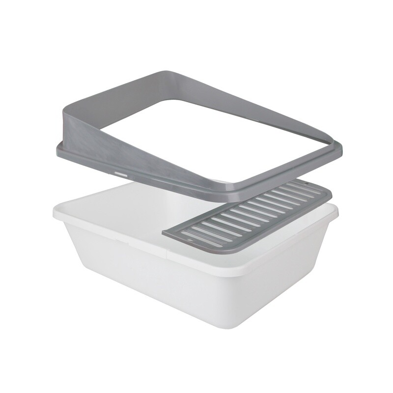 Furkidz Hi Back Cat Litter Box Large 58 x 45 x 25cm