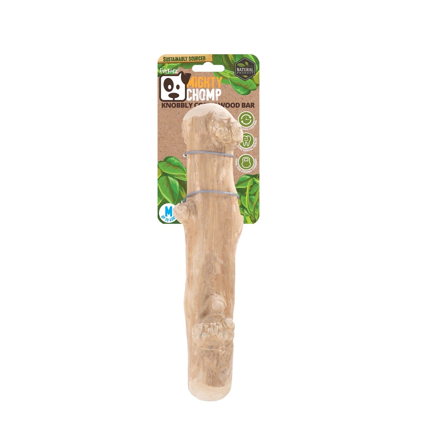 Mighty Chomp Nobbly Coffee Wood Bar Medium