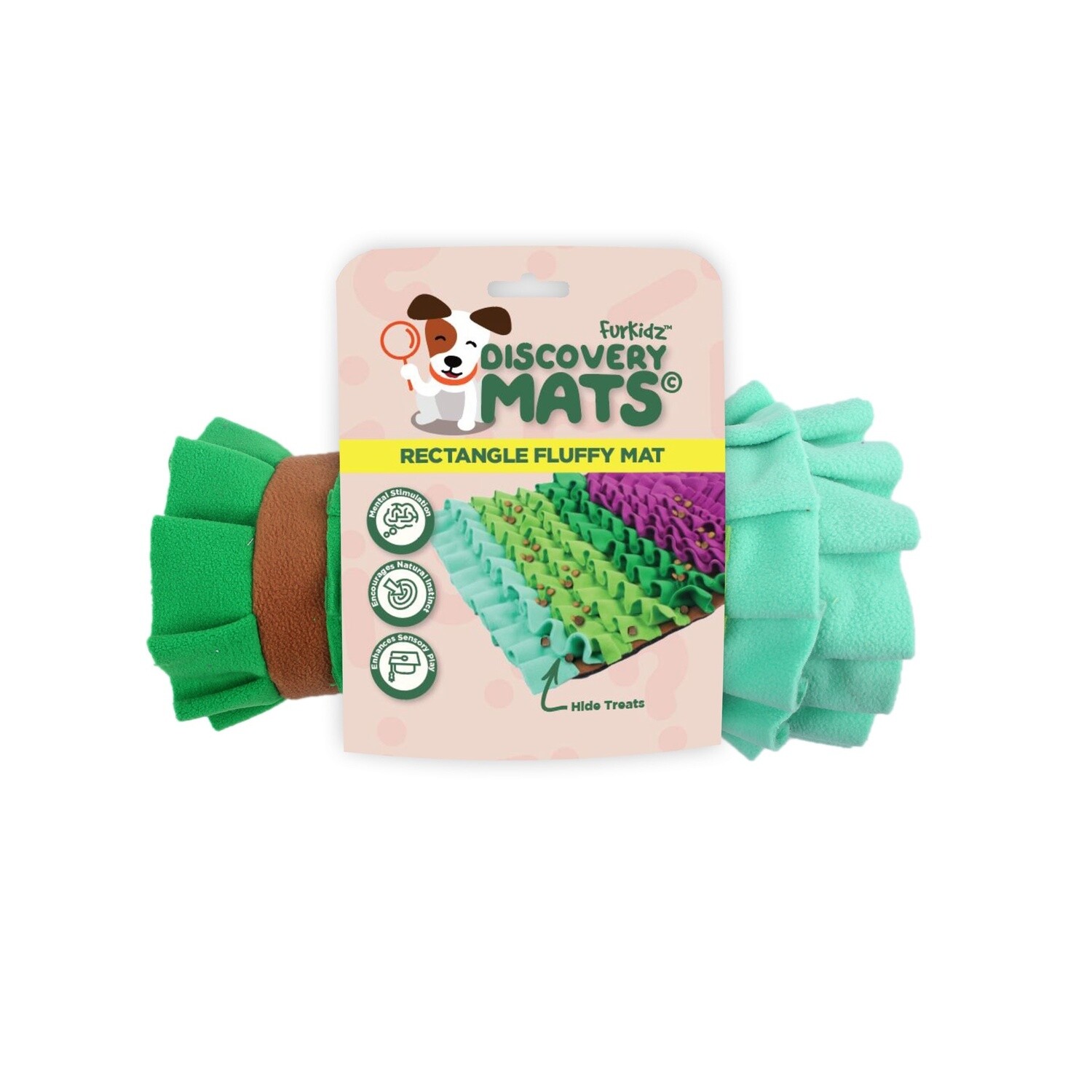 Snuffle Play &amp; Treat Rectangle Fluffy Mat