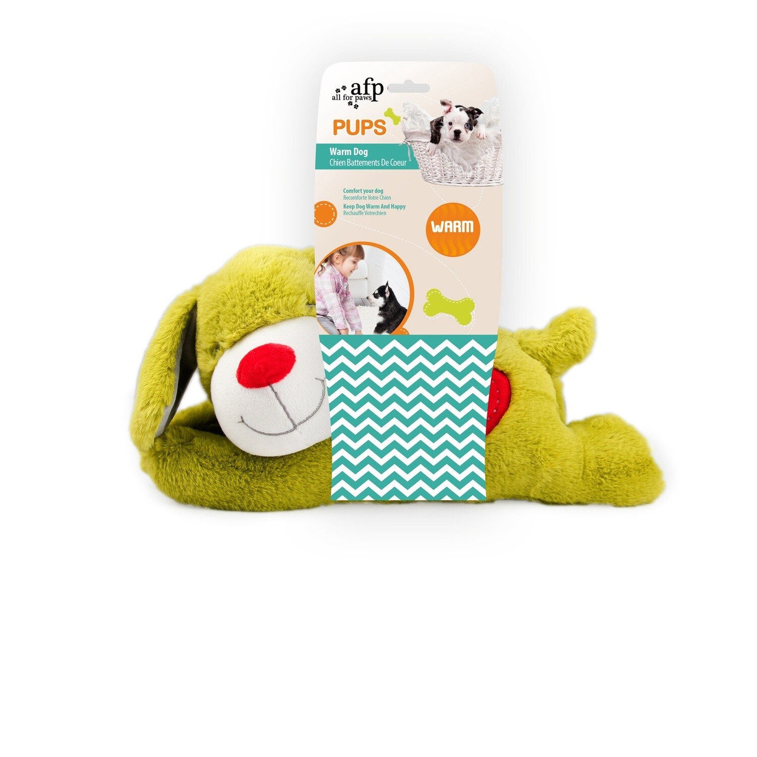 PUPS Warm Dog Plush Comfort Toy