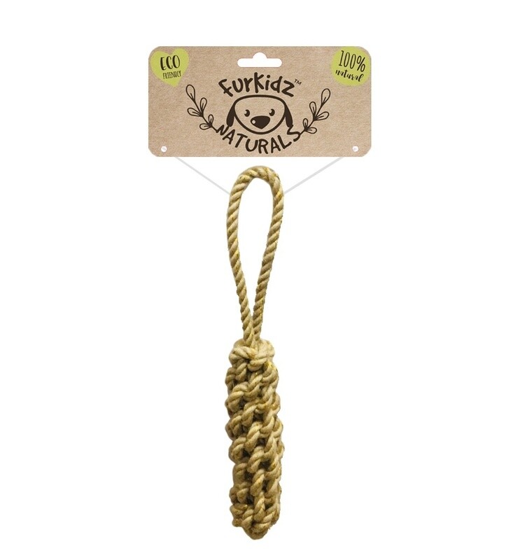 Natures Choice Jute Log  DogToy 30cm